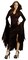 The Costume Center Chocolate Brown and Red Gothic Vampiress Adult Women's Halloween Costume - Medium